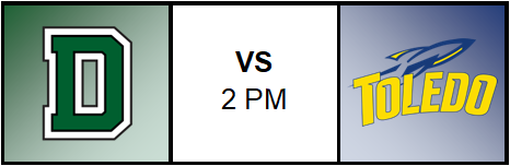 Dartmouth Logo vs Toledo Logo 2 pm