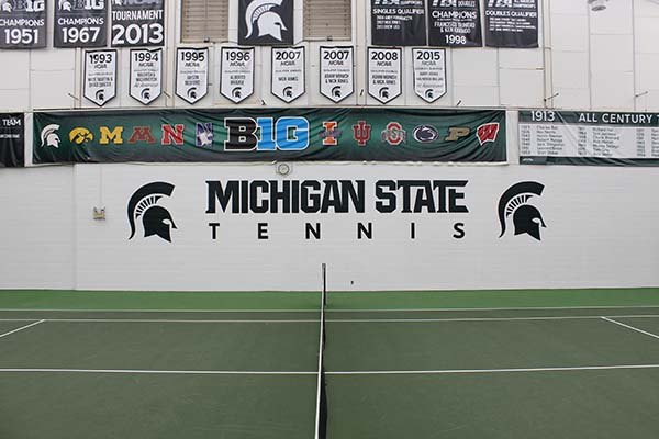 Tennis Center banners